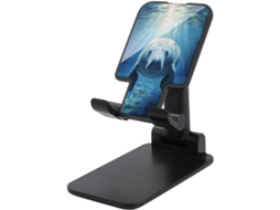 Suporte Dobrável E Ajustável Para Celular Subaquático Em Formato De Peixe Boi, Ideal Para Escritório