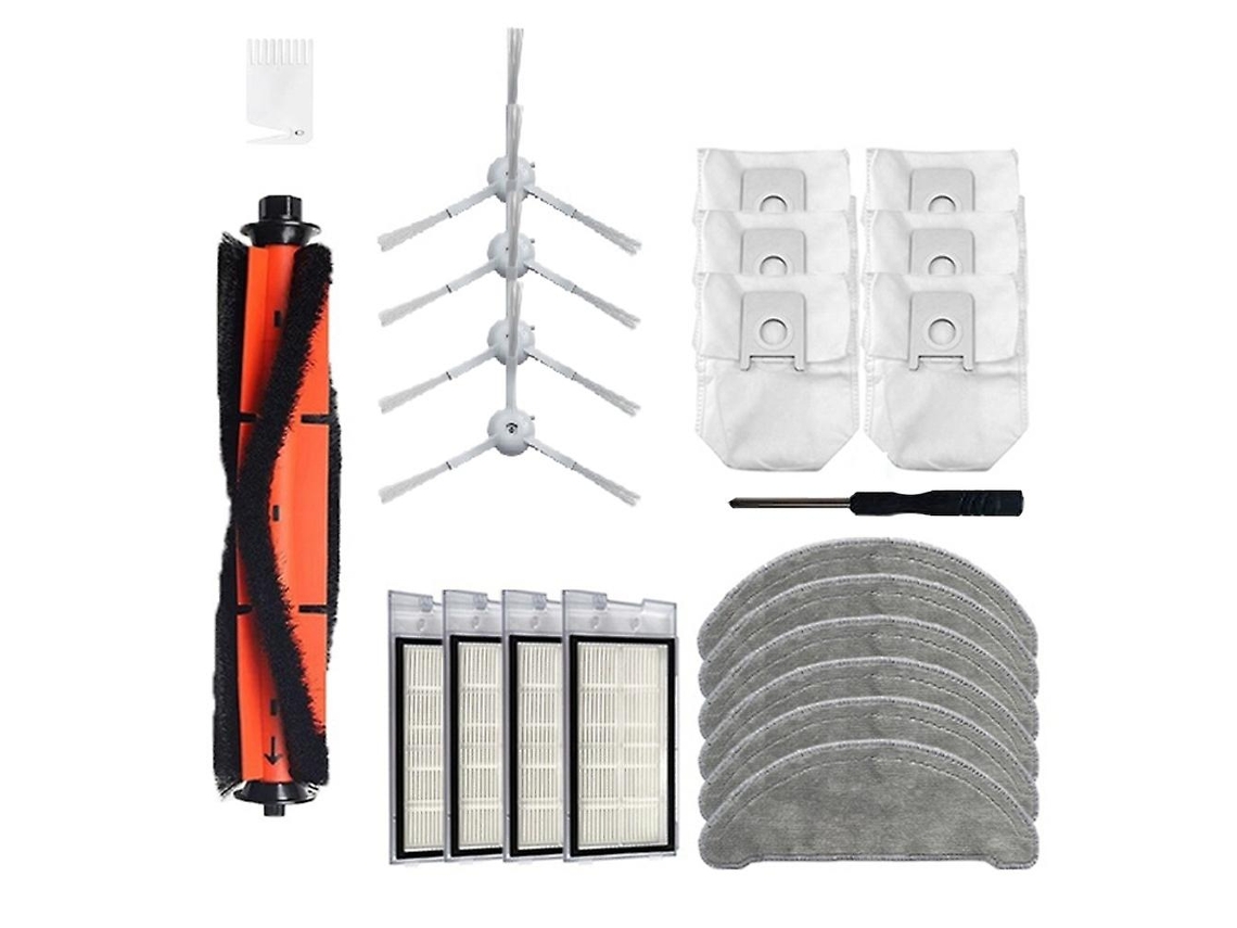 23 Peças para Aspirador de Pó Robótico Xiaomi Roidmi Eve Plus Pano de Limpeza