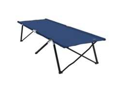 Cama De Sol Dobrável Com Bolsa Azul Tecido Oxford 600d Vidaxl Azul Metal