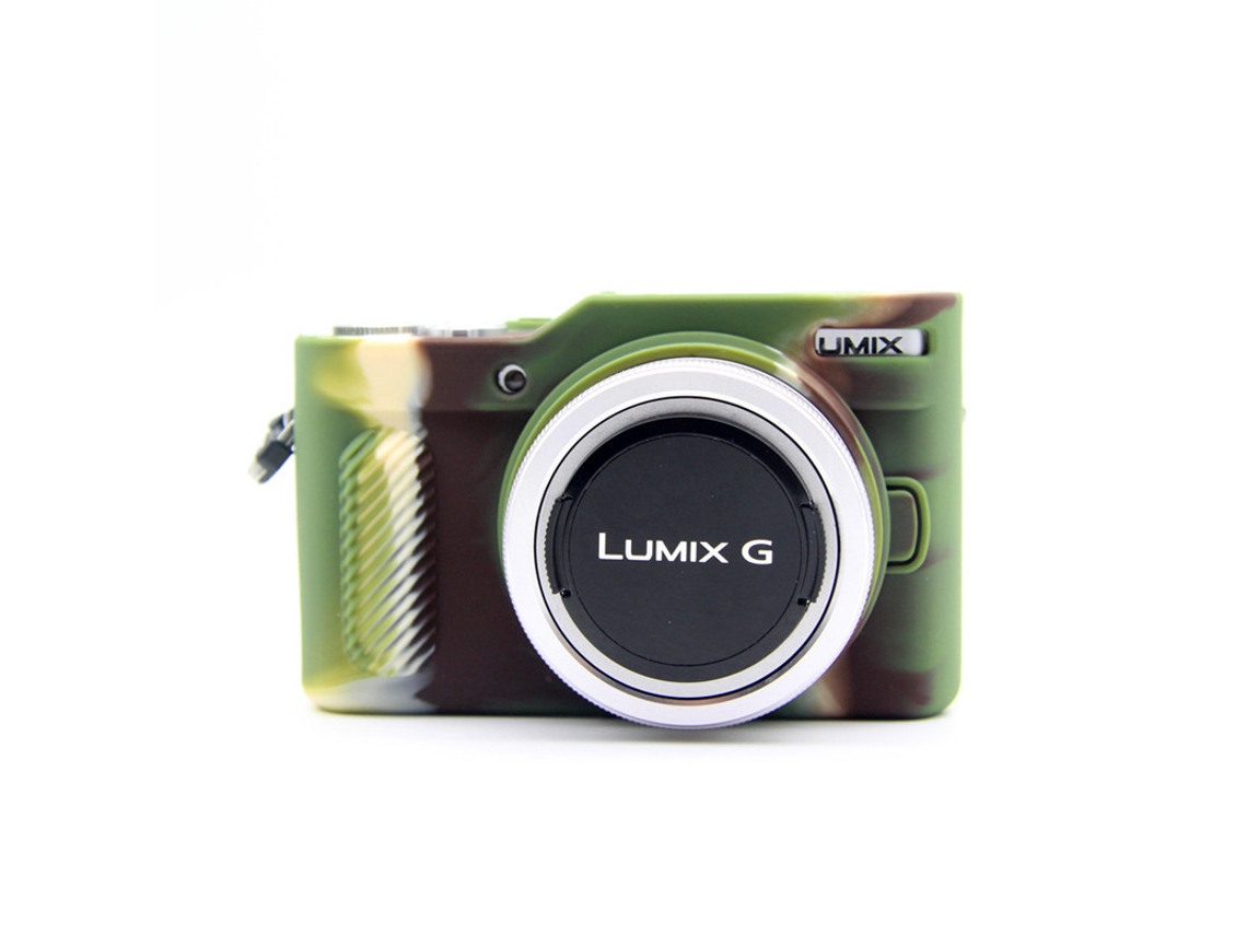 Capa para Panasonic Gf10 Capa de Silicone para Câmera CUICH (camuflada)