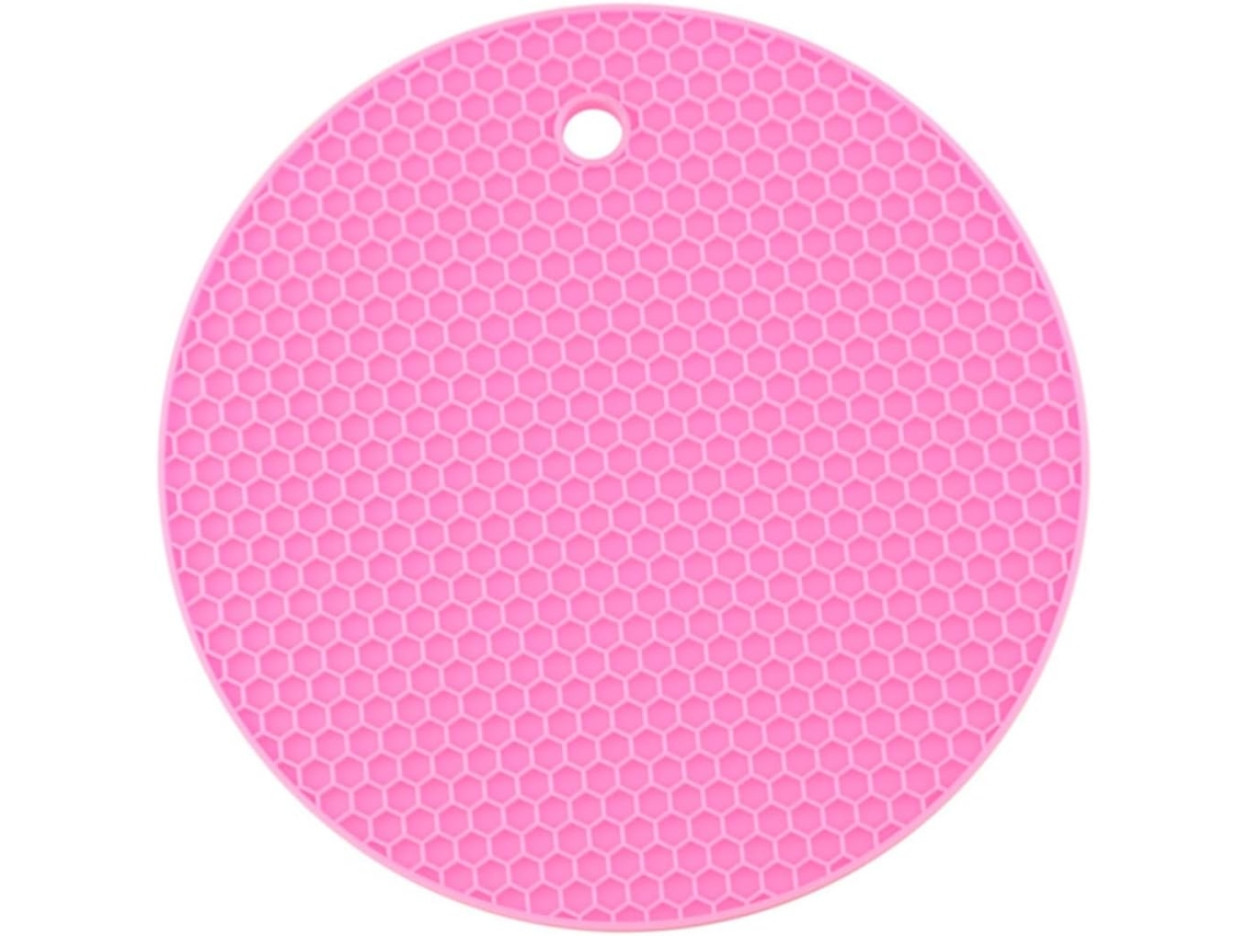 Descansos De Mesa Redondos Silicone, Antiderrapantes, Resistentes Ao Calor, Acessórios Cozinha Para Proteger Mesas E Vayotoy