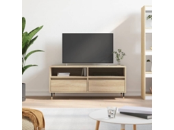 Vidaxl Móvel P/ Tv 100x34,5x44,5 Cm Derivados Madeira Carvalho Sonoma