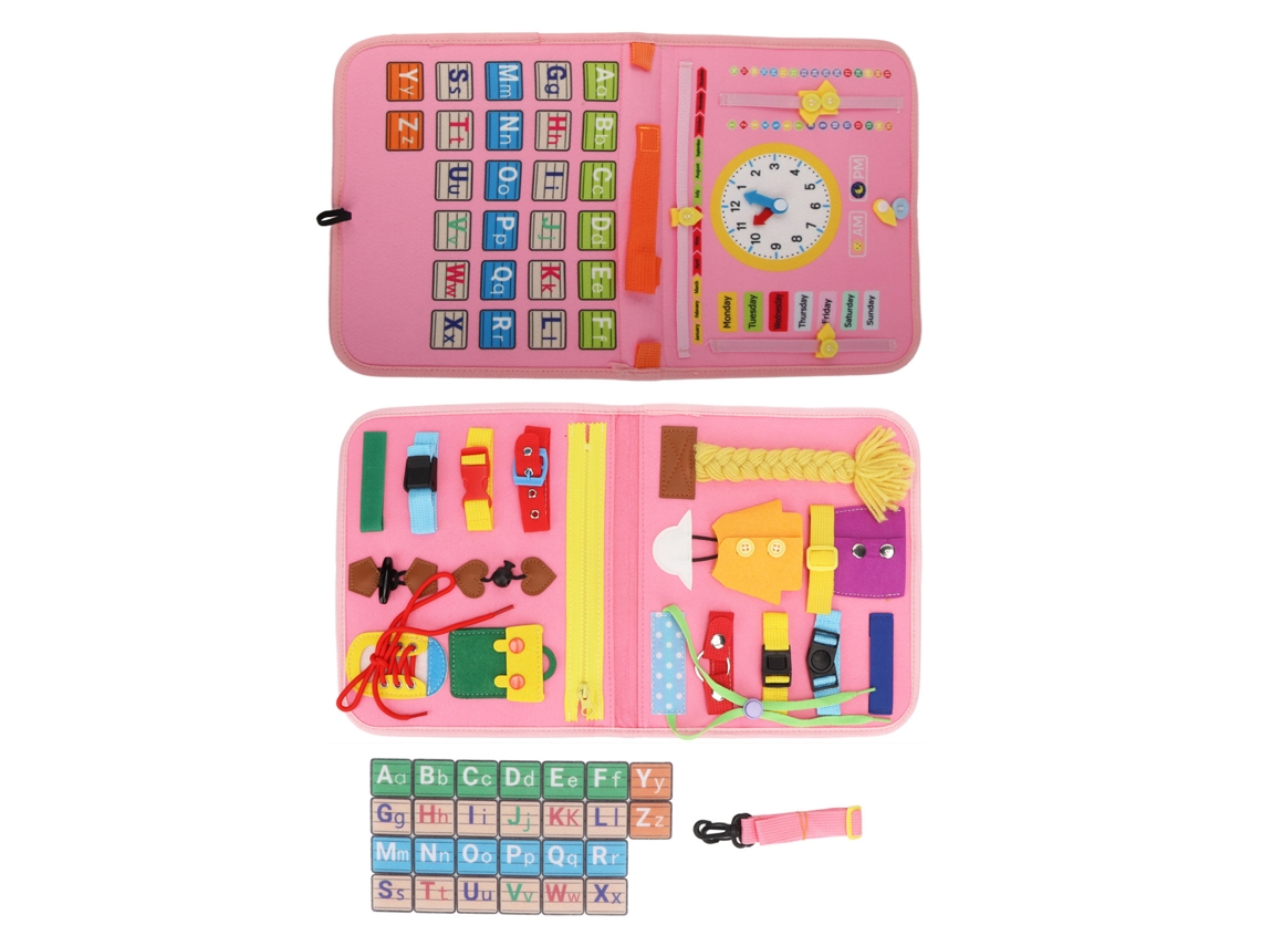 Mali brinquedo Sensorial Montessori Tabuleiro de Habilidades Básicas para Crianças Pré escolares