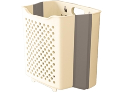 Cesto De Roupa Suja Grande, Dobrável, De Plástico, Para Montagem Na Parede, Para Organizar E Separar Roupas Com Eficiência (vidro)