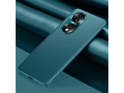 Capa De Celular For Honor 70 Em Couro Liso