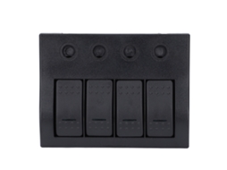 Placa de Controle Interruptor 4 Vias Dc12v/24v Pré fiação