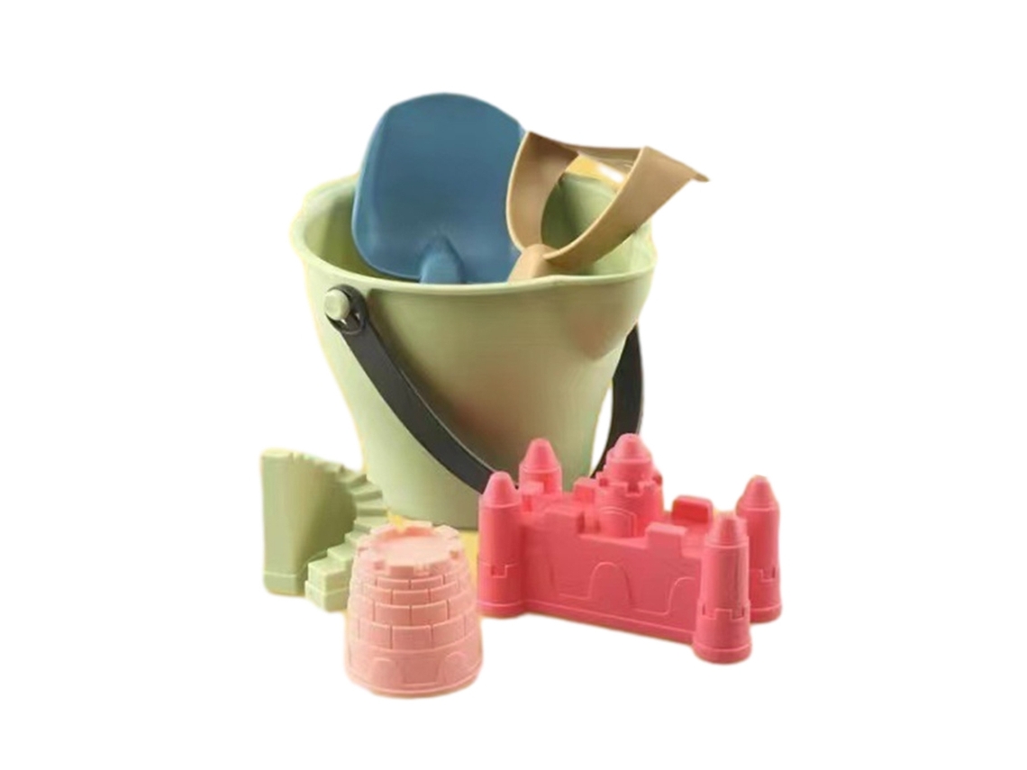 Conjunto De Ferramentas Para Construção Castelos Crianças Pequenas, Com Caminhão Areia, Balde, Pá, Ancinho E Moldes. -aquaforge