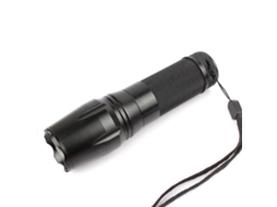 Lanterna Led T6 Zoom Preta