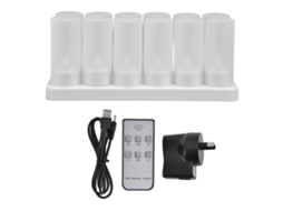 Baok-velas Led Simuladas Sem Chama Reutilizáveis 100-240v Para Festas Casamentos Natal Com Plugue Eu