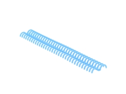 10pcs Bobinas de Encadernação 34 Furos Polipropileno Resistente Ao Desgaste Spines para Material Escolar Azul | S/MARCA