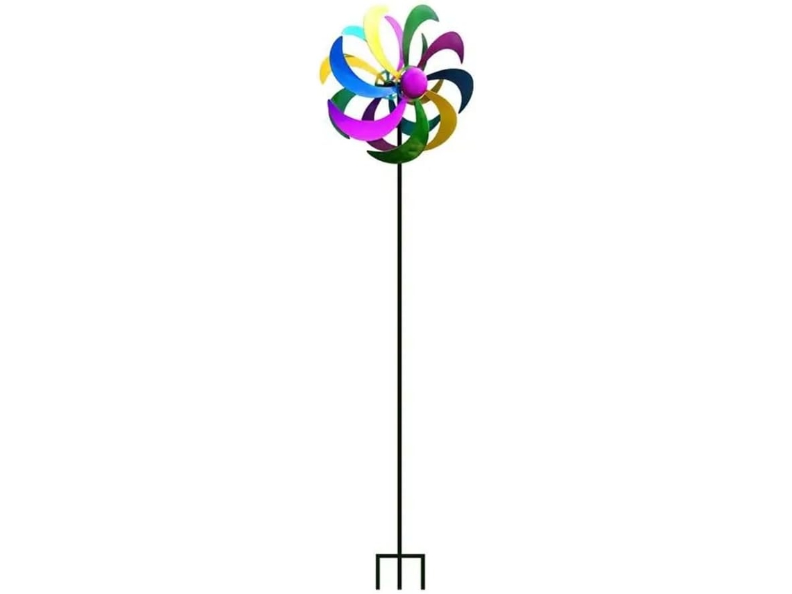 Turbinas Eólicas Para Jardim E Quintal, Esculturas De Metal, Turbinas Eólicas Coloridas, Turbinas Eó Gokoco
