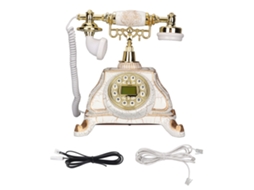 Telefone Fixo Vintage Com Display Lcd E Id Chamada