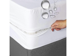 Protetor de Colchão Nova Line com Zíper 6 Lados 140x190x30cm Branco