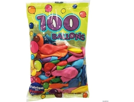100 Balões Multicoloridos BALLON PUB