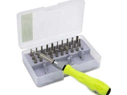Conjunto Chave Fenda Profissional 32 Em 1 Com 30 Bits E Klb Aquaforge