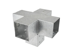 Conexão de Canto para Pergola para Postes 12x12 cm Modelo em Cruz WOVAR