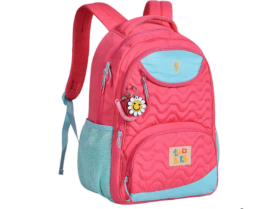 Mochila com Chaveiro Margarida Várias Cores LULUCA