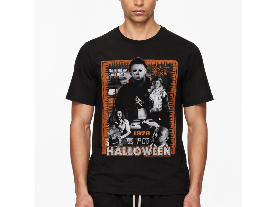 Rockinstone Halloween Movie Mess Black Adult T-shirt Size:s