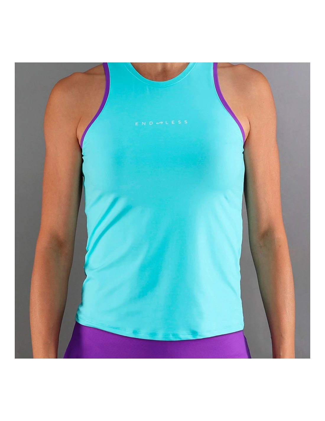 Camiseta Endless Essential Aqua Viola