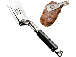 Pinça De Aço Inoxidável Para Alimentos – Churrasco 33cm Com Cabo Resistente Ao Calor, Espátula Para Cozinhar, Camping