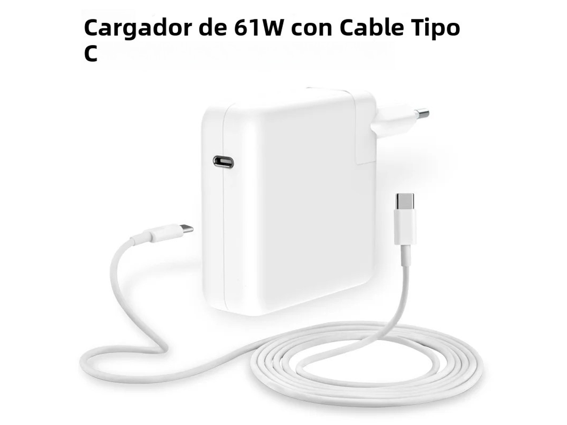Carregador Usb C Pd , Compatível Com Interface Tipo C. Mdug (61 W Com Cabo)
