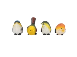 Peças De Figuras De Pássaros De Resina Para Jardim