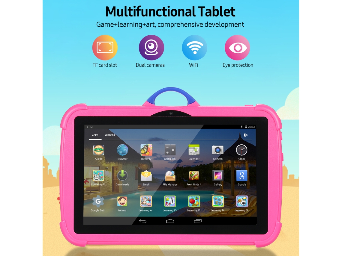 Tablet Infantil (tela Ips Com Resolução 1024*600) Máquina De Aprendizagem Dispositivo De Educação Infantil