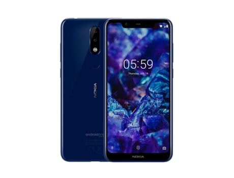 Smartphone NOKIA 5.1 Plus (5.8'' - 3 GB - 32 GB - Azul)