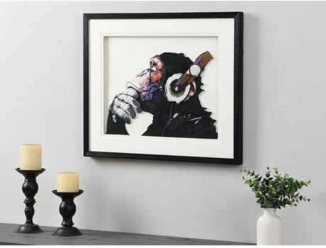 Quadro OZAIA (Multicolorido - Tecido - 3x60x50 cm)