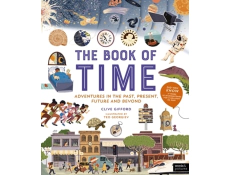 Livro The Book of Time de Clive Gifford (Inglês)