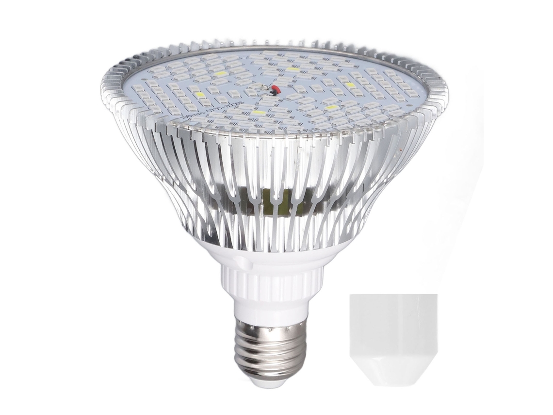 Lâmpada de Crescimento LED E27, 80W, Espectro Completo, Baixo Consumo | MARCA