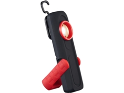 Luz De Trabalho Recarregável, Luz De Trabalho Led Com Base Magnética E Gancho, Lanterna Magnética Recarregável Giratória 360° Zeuxo