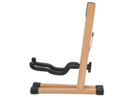 Suporte Clássico de Faia Maciça Folk Clássico Suporte de Guitarra Sólido de Faia Clássica Piso Dobrável Vertical