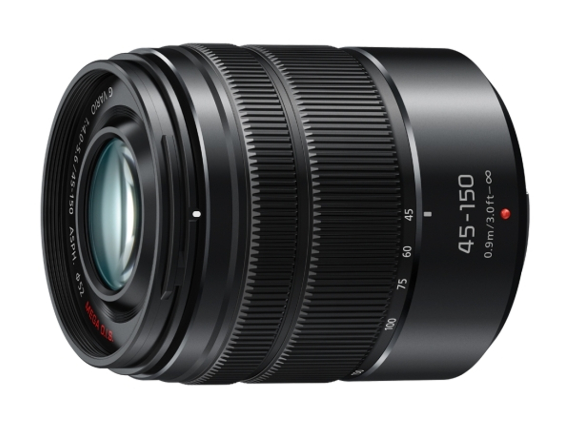 Objetiva PANASONIC Lumix G Vario 45-150mm f/4-5.6 ASPH. MEGA O.I.S. (Encaixe: Micro 4/3 (MFT))