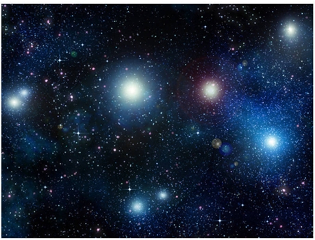 Papel de Parede ARTGEIST Milhões de Estrelas Brilhantes (400x309 cm)