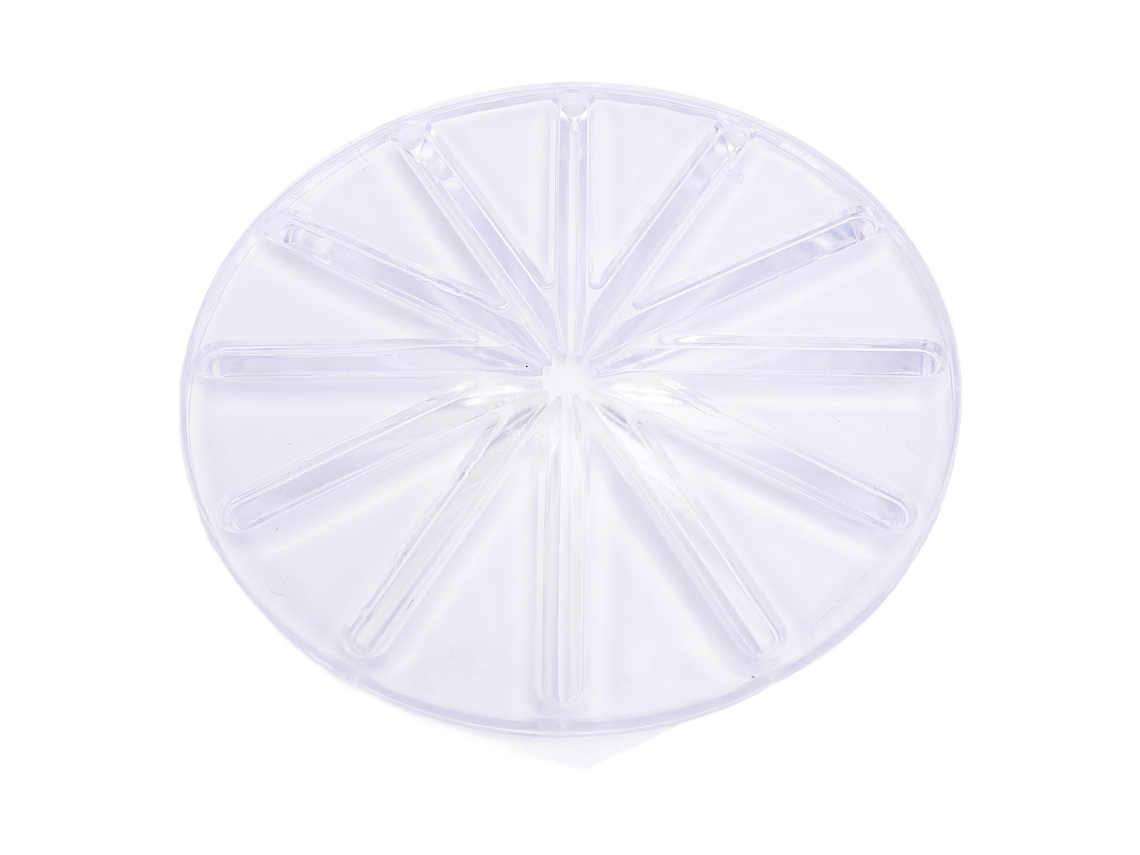 Protetor de salpicos S/MARCA para batedeira com lâminas raspadoras transparente