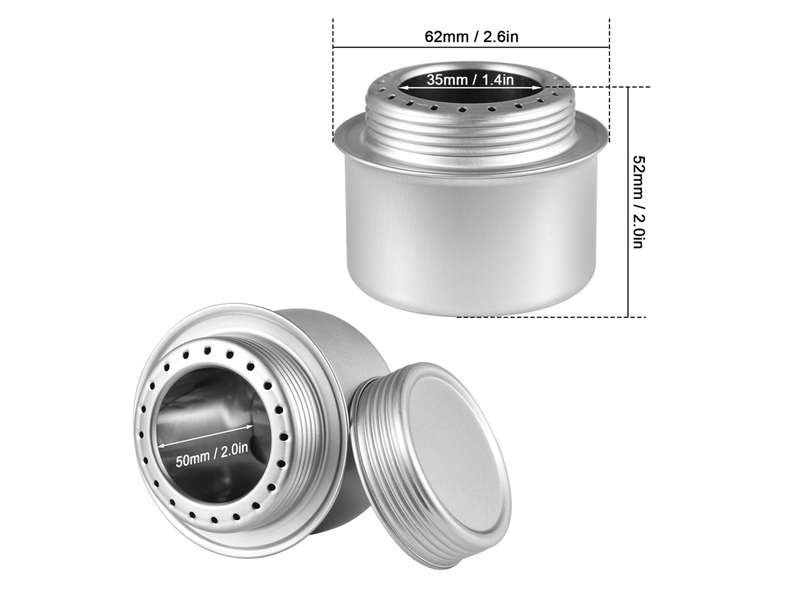 Fogão de Álcool Portátil Mini para Camping