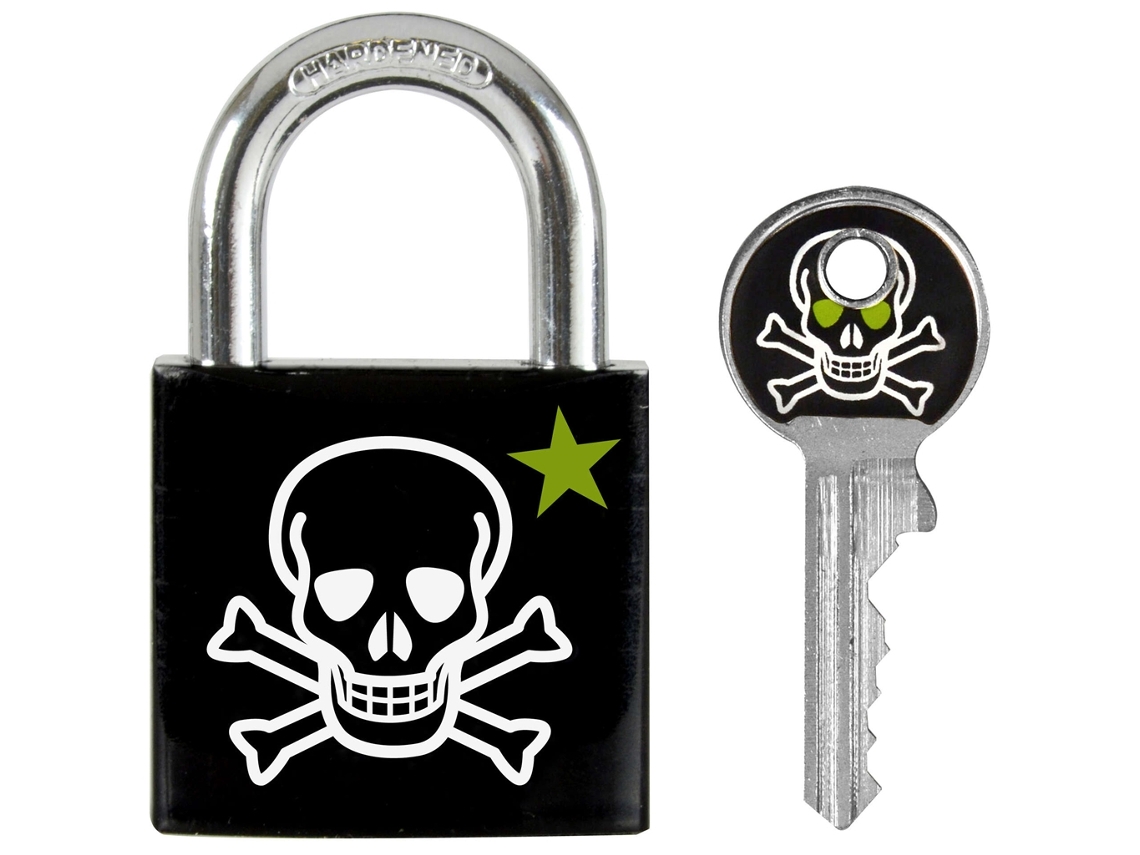 Cadeado Arco Normal 30Mm Caveira