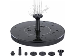 Fonte solar para jardim externo - marca desconhecida - com 4 bicos - movida a energia solar - decoração de jardim