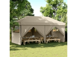 Tenda P/ Festas Pop Up Dobrável C/ 4 Paredes Cinza Acastanhado Wsd516673 Lovely Home