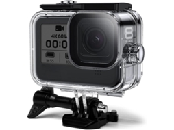 Caixa Estanque Para Gopro Hero 8, Preta, Mergulho Até 60 Metros, Com Acessórios De Montagem Inclusos. Câmera Ação 8.-aquaforge