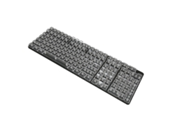 Aetheria conjunto de Teclas 132 Teclas Pc Transparente Altura Cbsa Ergonômico para Teclado Mecânico Branco