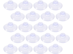 Ventosas De Vidro 2, 5cm, 100 Unidades, Pvc, Versáteis, Para Pendurar Pequenos Objetos Em Janelas E Painéis De Vidro