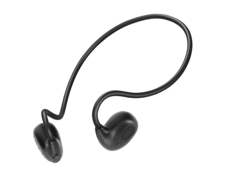 Inkax Auscultadores wireless Bluetooth Redução de ruído por condução de ar Preto