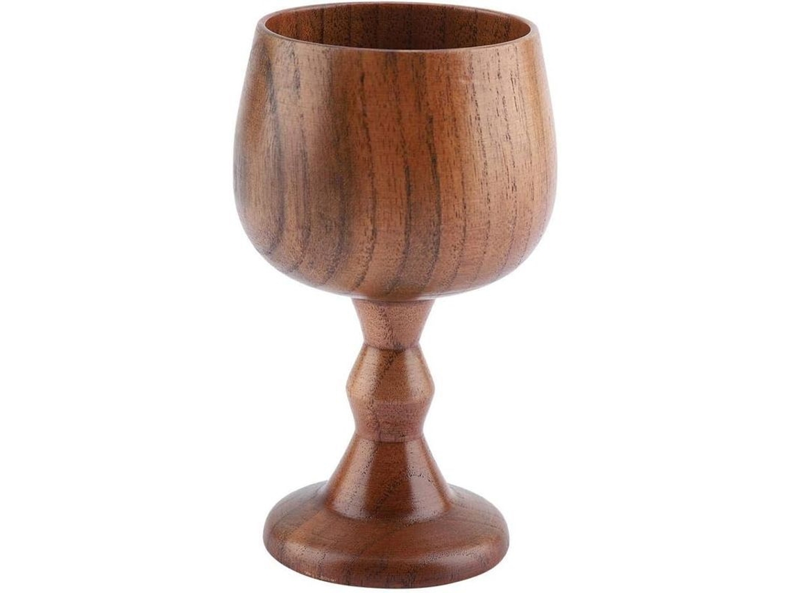 Taza De Madera Artesanal, Copa De Vinho, Água, Café, Chá Premium, Natural, Segura E Confortável, 6.5*13cm