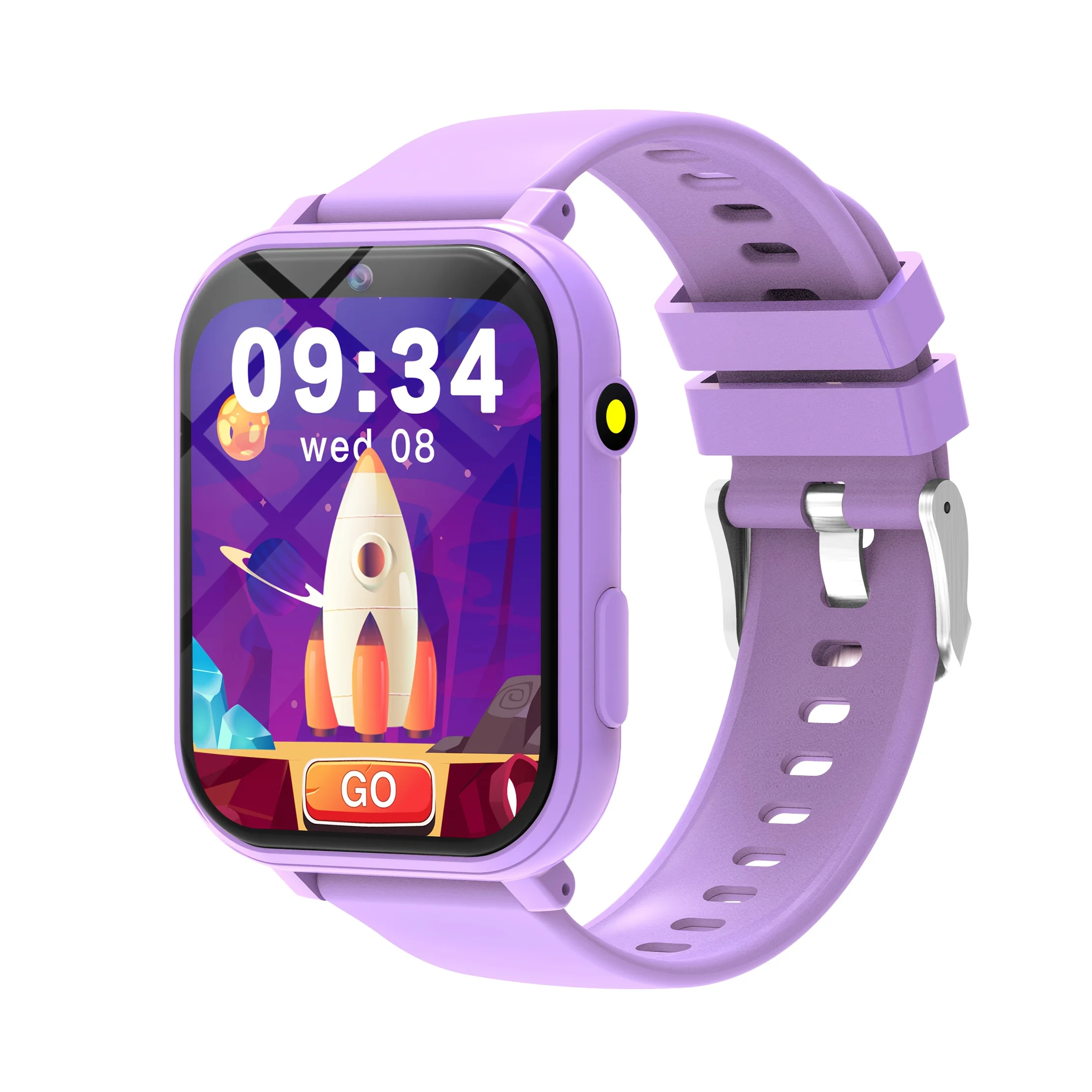 (roxo) Smartwatch Para Adolescentes Com Múltiplas Funções