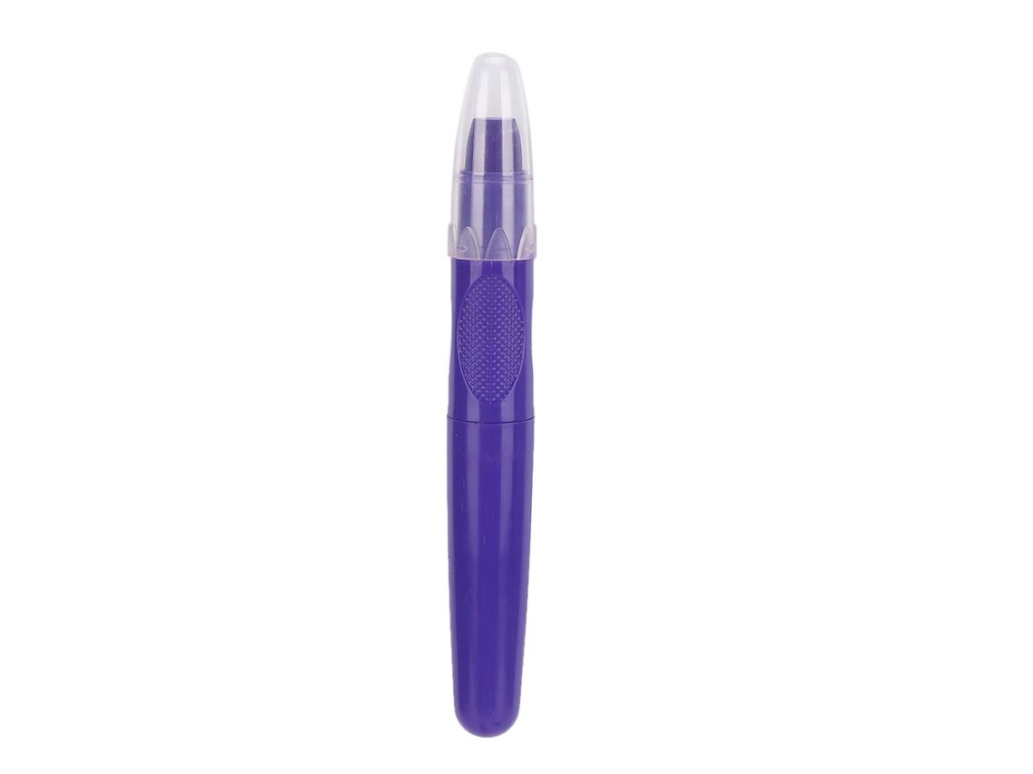 2pcs Lápis De Tinta Temporário Para Cabelo Rotativo Caneta De Coloração Portátil Ferramenta De Estilo Roxo