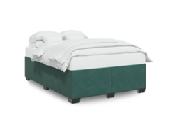 Bed Frame, Bed Frames Vidaxl Verde Veludo (140 X 200 Cm)