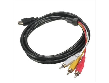 Para cabo hdmi para rca, para conector de cabo de áudio e vídeo hdmi macho para 3 rca macho A Zmliyecqnq