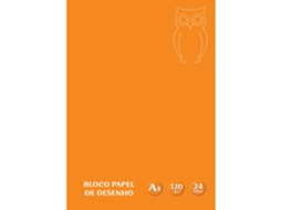 Papel de Desenho A4 STAPLES 120 G/m², 24 Folhas